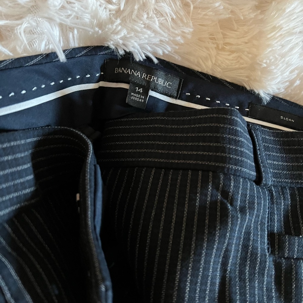 Sloan fit charcoal striped great work pants